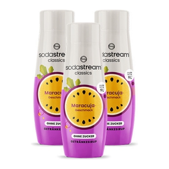 SodaStream - Maracuja ohne Zucker Sirup - 3x 440ml