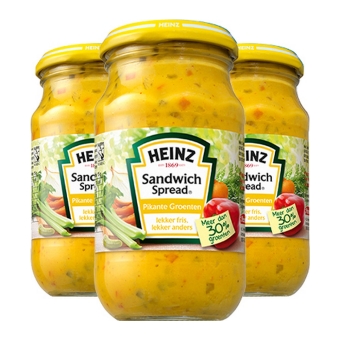 Heinz - Sandwich Spread Scharfes Gemüse - 3x 303g