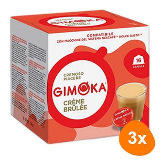 Gimoka - Creme Brulee - 3x 16 Kapseln