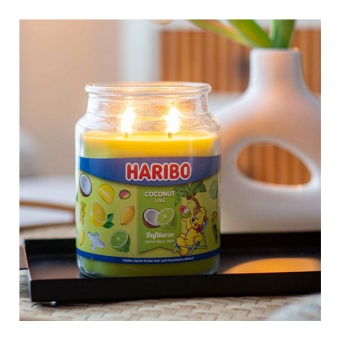 Haribo - Duftkerze Coconut Lime - 510g