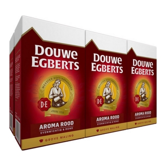 Douwe Egberts - Aroma Rood GROB Gemahlener kaffee - 6x 500g