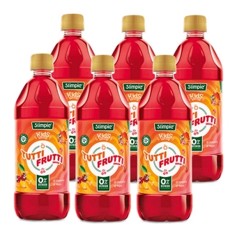Slimpie - Tutti Frutti Kids Limonaden-Sirup - 6x 580ml