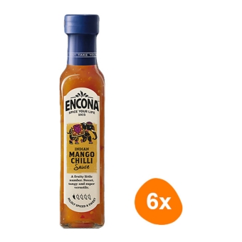 Encona - Indian Mango Chilli Sauce - 6x 142ml