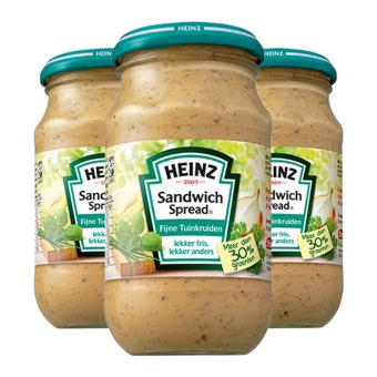 Heinz - Sandwich Spread Feine Gartenkräuter - 3x 300g
