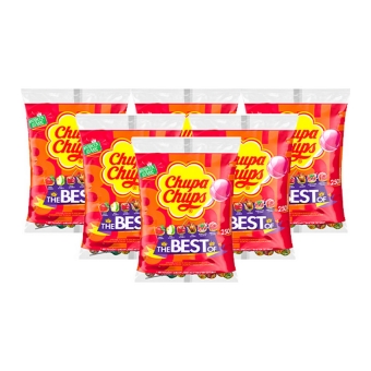 Chupa Chups - Lutscher The Best Of (Nachfüllbeutel) - 6x 250er