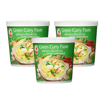 Cock Brand - Grüne Currypaste - 3x 400g
