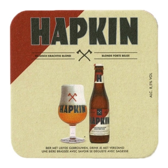 Hapkin - Bierdeckel - 400 Stück (4x 100 Stück)