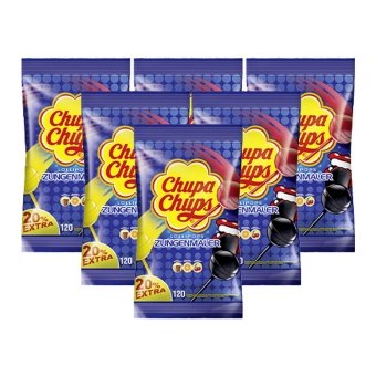 Chupa Chups - Lutscher Zungenmaler (Nachfüllbeutel) - 6x 120er