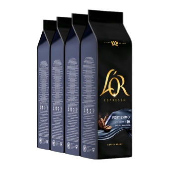 L'OR - Espresso Fortissimo Bohnen - 4x 500g