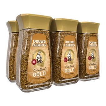 Douwe Egberts - Gold löslicher Kaffee - 6x 200g