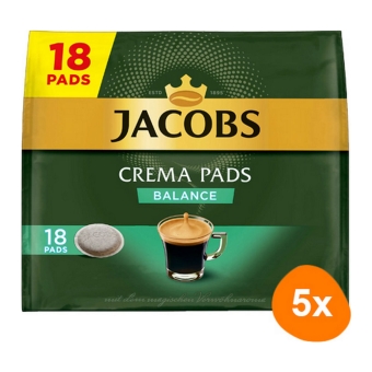 Jacobs - Crema Balance - 5x 18 pads