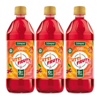 Slimpie - Tutti Frutti Kids Limonaden-Sirup - 3x 580ml