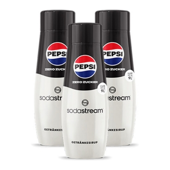 SodaStream - Pepsi Zero Sirup - 3x 440ml