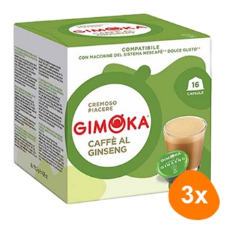 Gimoka - Caffee' al ginseng - 3x 16 Kapseln