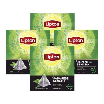 Lipton - Grüner Tee Japanese Sencha - 4x 20 Teebeutel