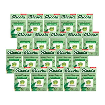 Ricola - Eukalyptus Ohne Zucker - 20x 50g