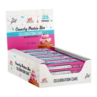 XXL Nutrition – Crunchy Protein Bar Celebration Cake – 12 x 60g