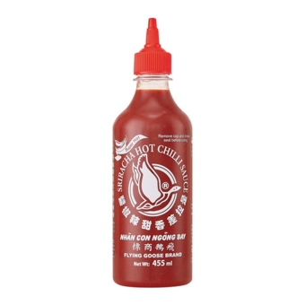 Flying Goose – Chilisauce Extra Hot Flasche – 455ml