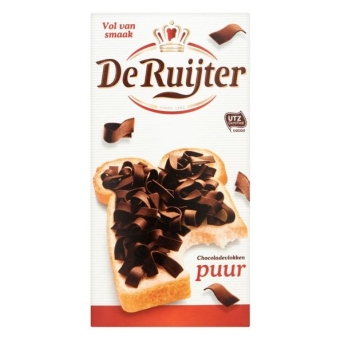 De Ruijter - Ruiter Choco Vlokken Puur - 16x 200g