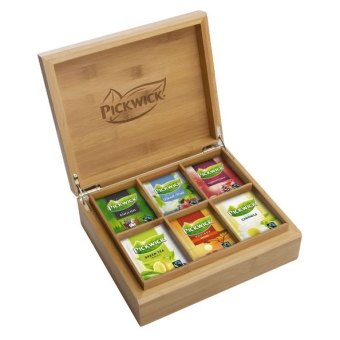 Pickwick - Professional Theekist Bamboe 6-vaks - Pro St�ck