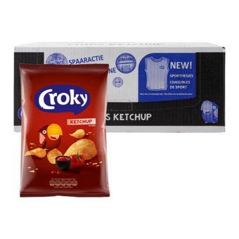 Croky - Ketchup Chips - 20 Mini Beutel
