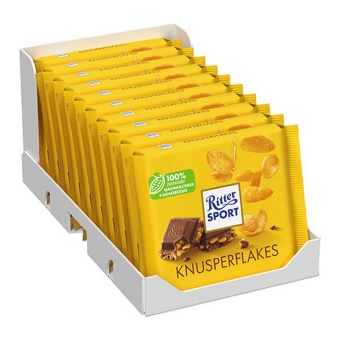  Ritter Sport - Knusperflakes - 10x 100g