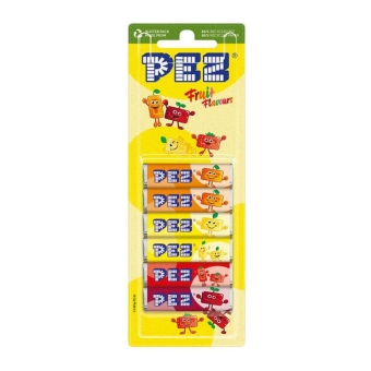 Pez - Fruitmix Refill 6 Pack - 18 stuks