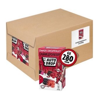 Autodrop - Dwaze Dropfruit Dubbeldekkers - 6x 280g