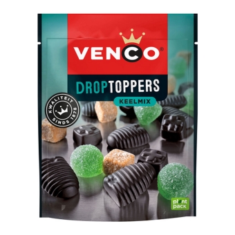 Venco - Droptoppers Keelmix - 10x 225g