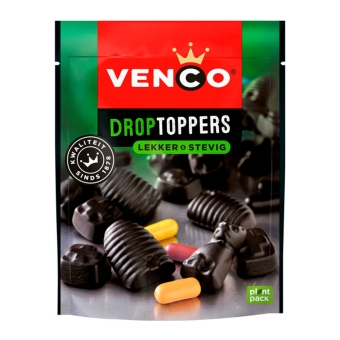 Venco - Droptoppers Lekker Stevig - 10x 225g