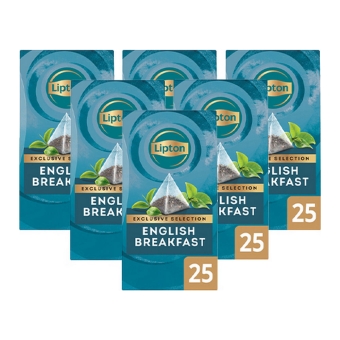 Lipton - Exclusive Selection English Breakfast Tee - 6x 25 Teebeutel