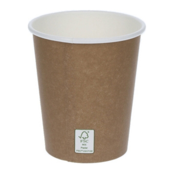 Kartonnen - Beker Kraft FSC 230cc - 1000 stuks