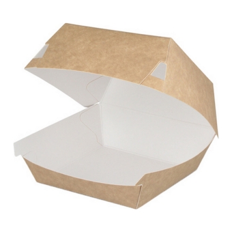Hamburgerbak - Klein Kraft/Wit - 400 stuks