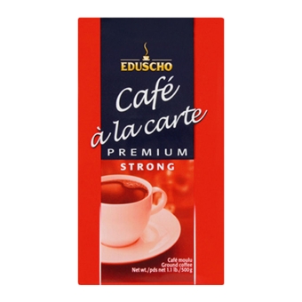 Eduscho - Café à la carte Premium Strong Gemahlener Kaffee - 12x 500g