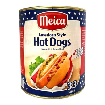 Meica - American Style Hot Dogs - 33 Würstchen