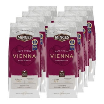 Minges - Café Crème Vienna Bohnen - 8x 1kg