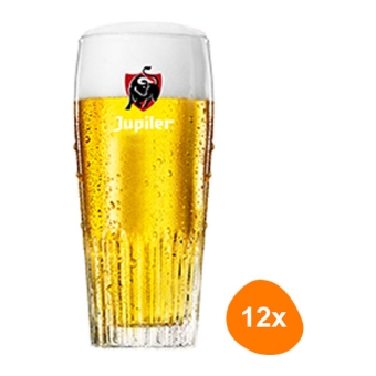 Jupiler - Bierglas 330ml - 12 Stück
