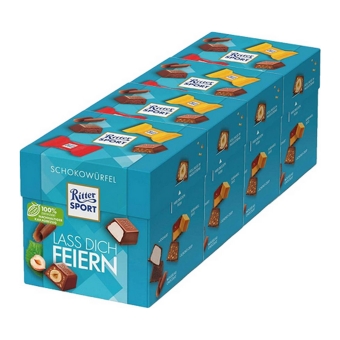Ritter Sport - Schokowürfel Lass dich Feiern - 4x 176g