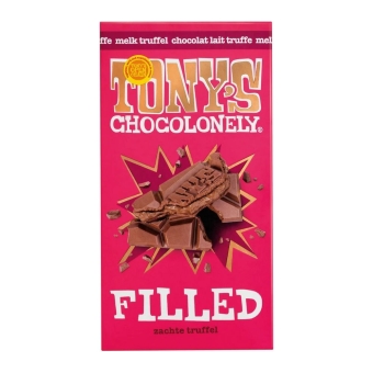 Tony's Chocolonely - Gevulde Reep Milch Truffel - 15x 127g