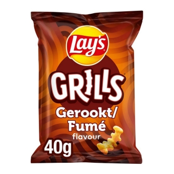 Lay's - Grills Gerookt Chips - 20x 40g