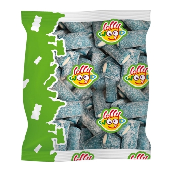 Lollywood - Saure Blaue Himbeerstäbchen Xl - 1kg