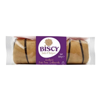 Biscy - Erdbeerrolle - 7x 300g