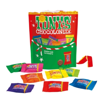 Tony's Chocolonely - Weihnachtsbeutel Mix - 8x 126g
