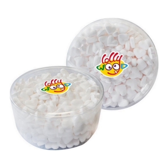 Lollywood - Dextrose Herzen Wit Citroen Silo - 850g