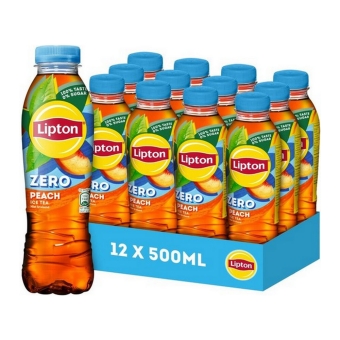 Lipton - Ice Tea Peach Zero PET - 12x 0.5l