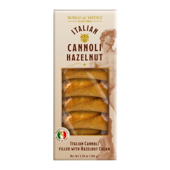 Borgo de' Medici - Cannoli Hazelnut Cream - 8 x 150 Gramm