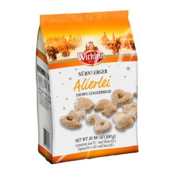 Wicklein - Lebkuchen Allerlei Suikerglaz - 20 x 300 Gramm