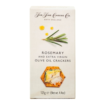 The Fine Cheese Company - Rosemary & Olive Oil Crackers Karton - 6 x 125 Gramm