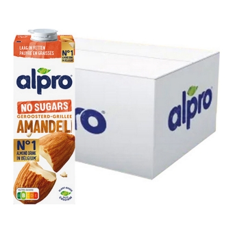 Alpro - Mandeldrink Ohne Zucker Geröstet - 4x 1ltr