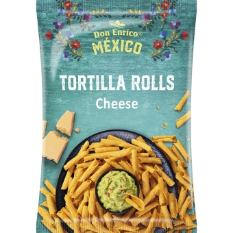 Don Enrico - Tortilla Rolls Cheese Beutel - 12 x 125 Gramm